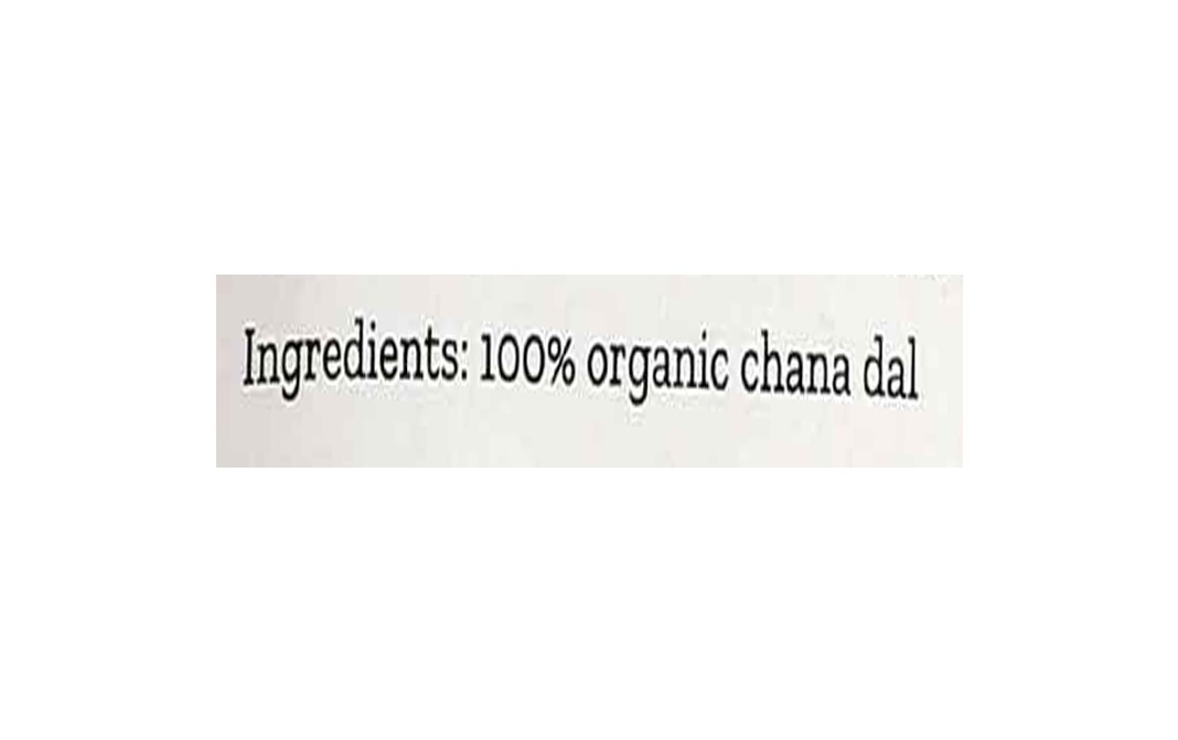 Conscious Food Split Bengal Gram Chana Dal Organic+hand-milled   Pack  500 grams